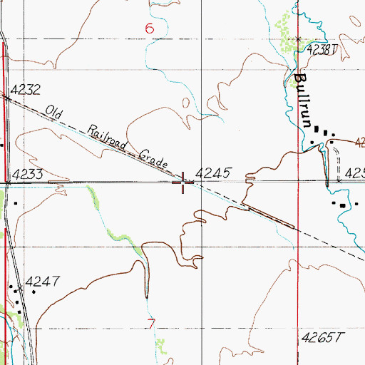 Topographic Map of MacLess (historical), MT