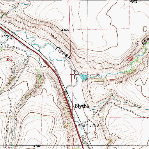 Topographic Map of Marion Coulee, MT