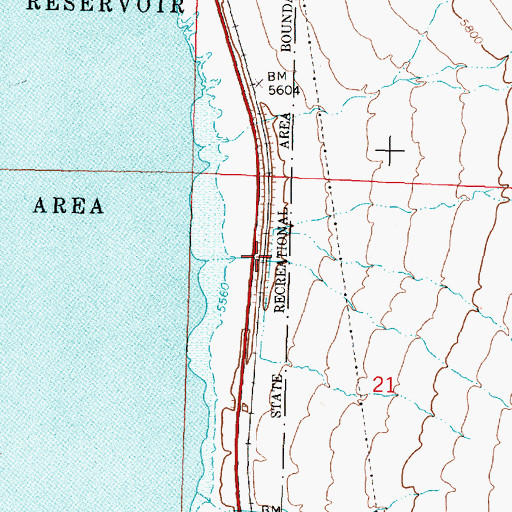 Topographic Map of Maurer Creek, MT