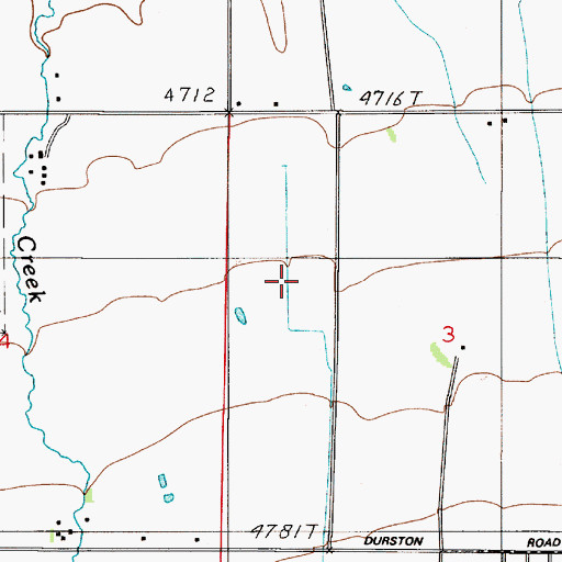 Topographic Map of Maynard Border Ditch, MT