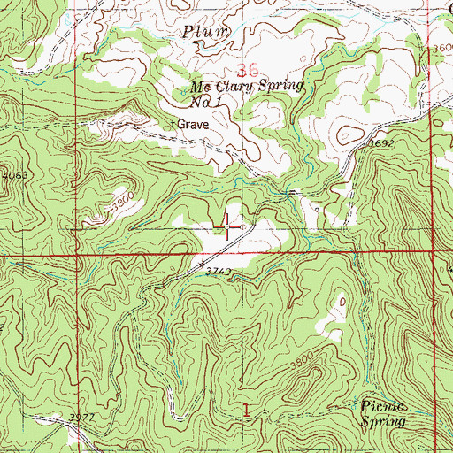 Topographic Map of McClary Ranger Station, MT