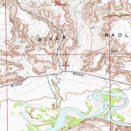 Topographic Map of Meili Coulee, MT