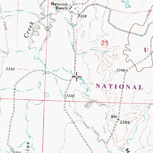 Topographic Map of Mickey Coulee, MT