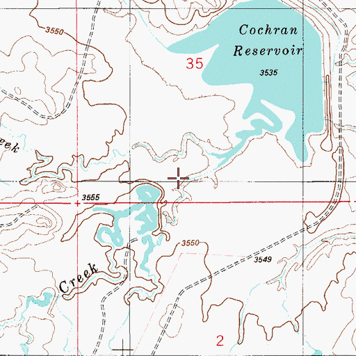 Topographic Map of Middle Fork Willow Creek, MT