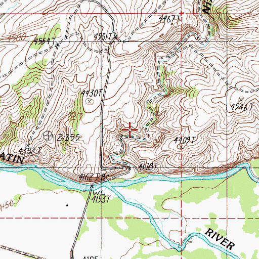 Topographic Map of Mixon Gulch, MT