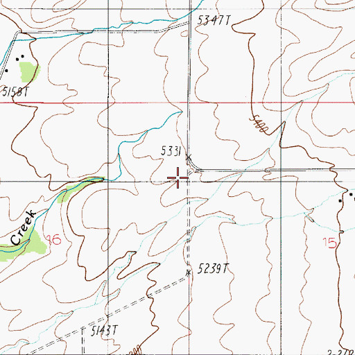 Topographic Map of Mountain View School (historical), MT