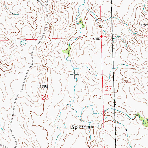 Topographic Map of Mouse Coulee, MT
