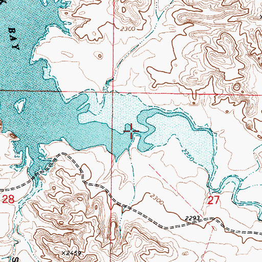 Topographic Map of Nelson Creek, MT