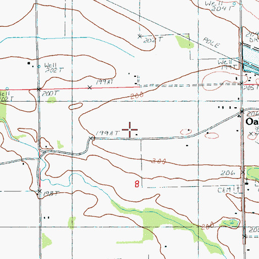 Topographic Map of Lee Chapel (historical), AR