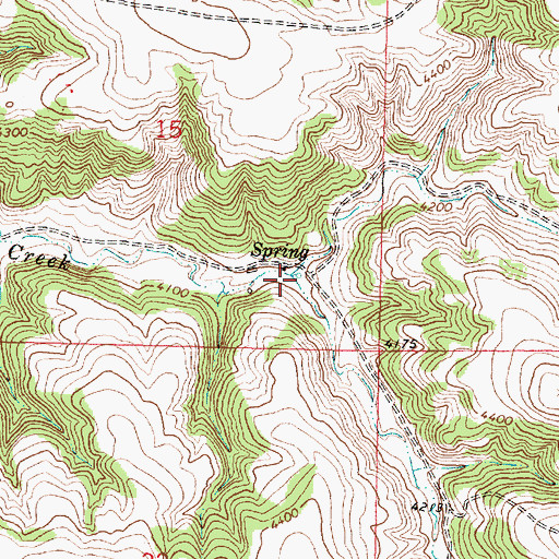 Topographic Map of North Fork Dale Creek, MT