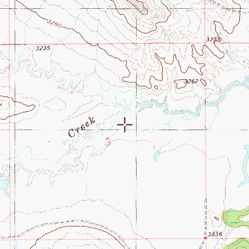 Topographic Map of North Fork Dead Boy Creek, MT