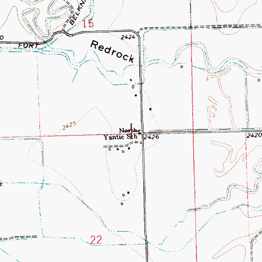 Topographic Map of Montana State University - Northern, MT
