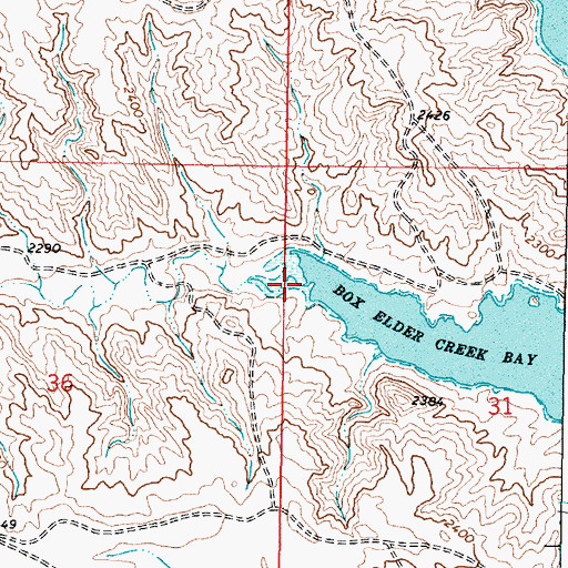 Topographic Map of Norville Creek, MT