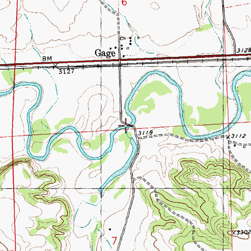 Topographic Map of Parrot Creek, MT