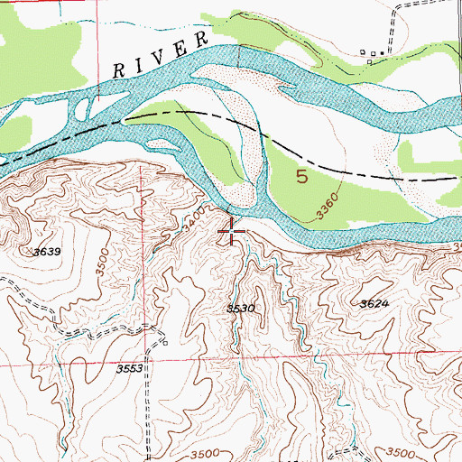 Topographic Map of Peck Gulch, MT
