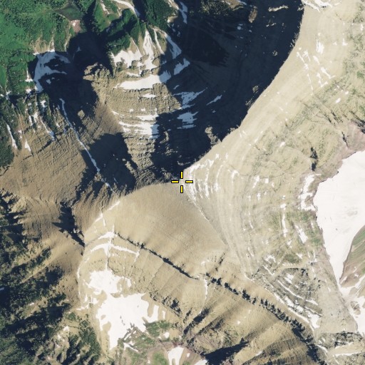 Aerial/Satellite Image of Mount Phillips, MT