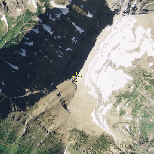 Aerial/Satellite Image of Mount Pinchot, MT