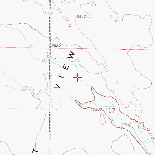 Topographic Map of Pleasant View Flat, MT