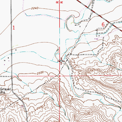 Topographic Map of Plum Coulee, MT