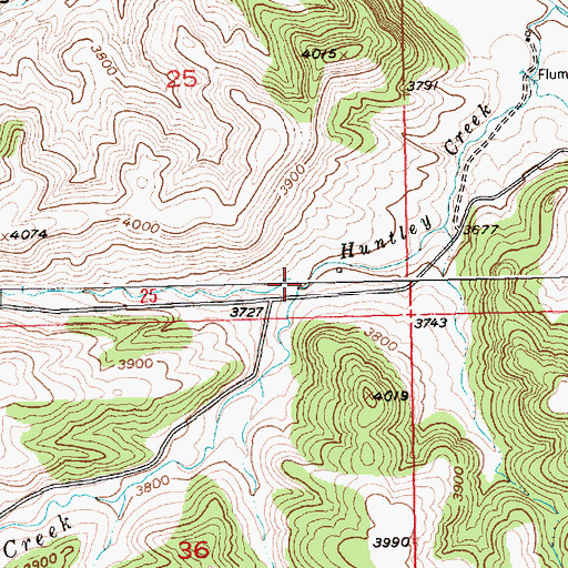 Topographic Map of Porter Coulee, MT