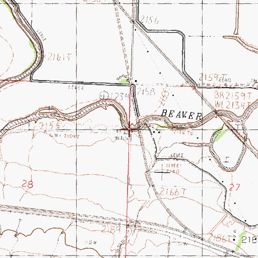 Topographic Map of Price's Ranch, MT