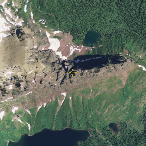 Aerial/Satellite Image of Pumpelly Pillar, MT