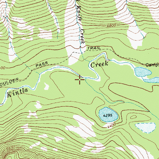 Topographic Map of Red Medicine Bow Creek, MT
