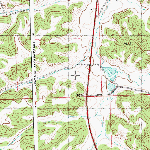 Topographic Map of Rehder Creek, MT