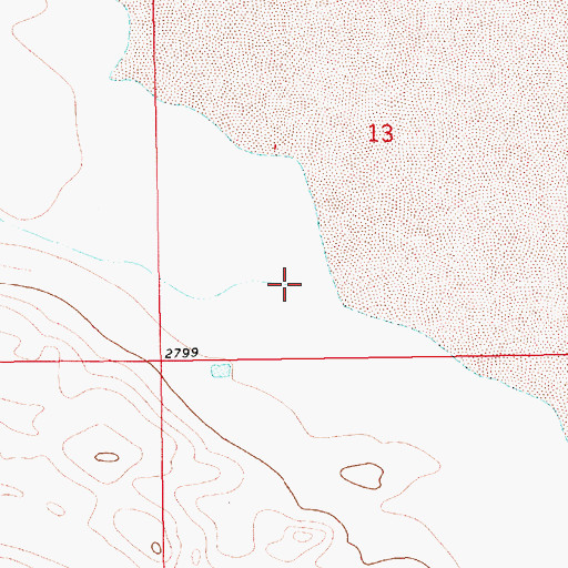 Topographic Map of Sage Creek, MT