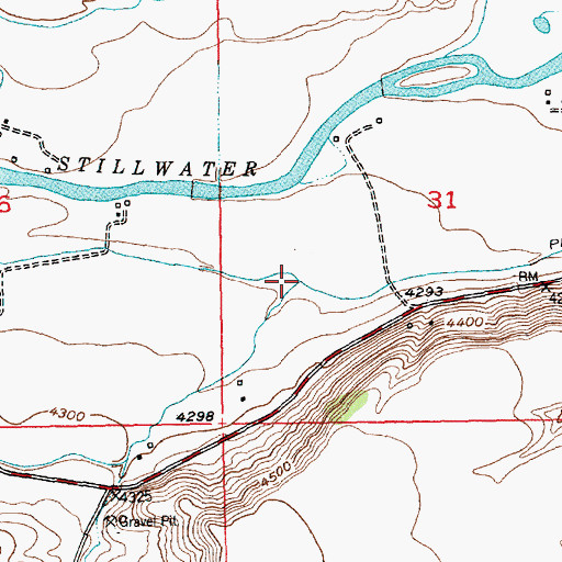 Topographic Map of Sandborn Creek, MT