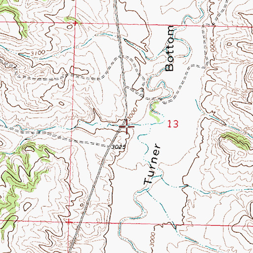 Topographic Map of Sawmill Draw, MT
