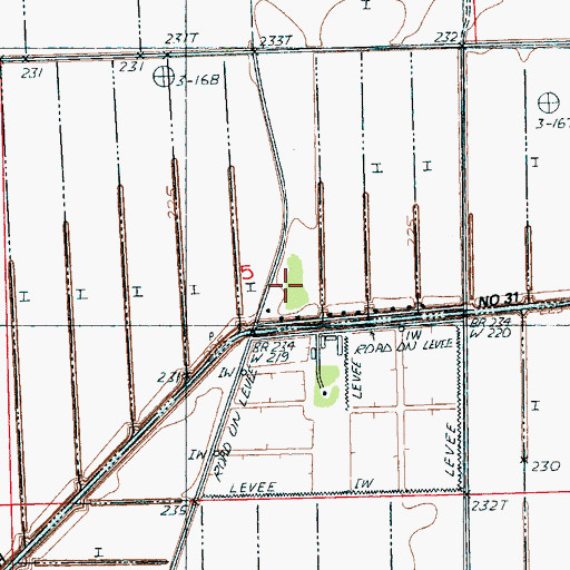 Topographic Map of McFerrin, AR