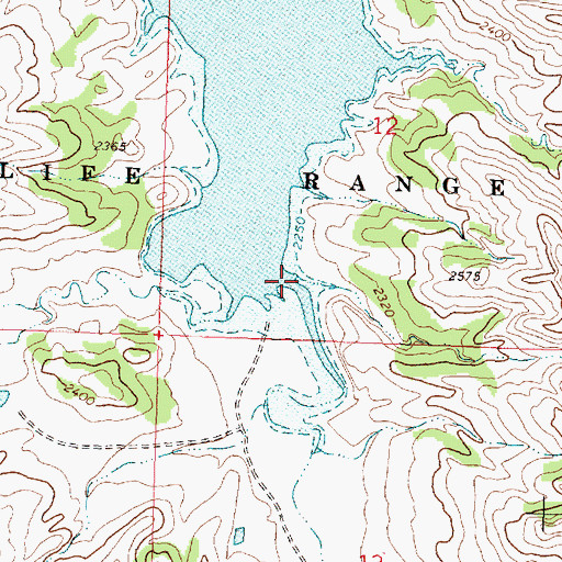 Topographic Map of Seven Blackfoot Creek, MT