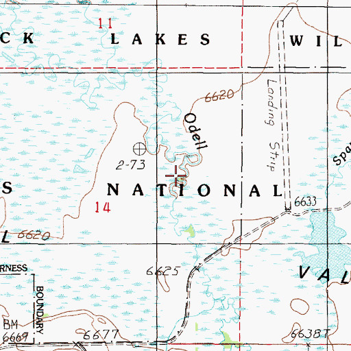 Topographic Map of Shambow Creek, MT