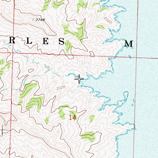 Topographic Map of Sheep Coulee, MT