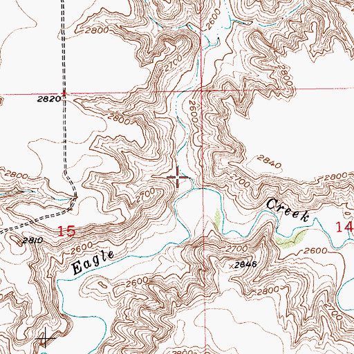 Topographic Map of Sheep Coulee, MT
