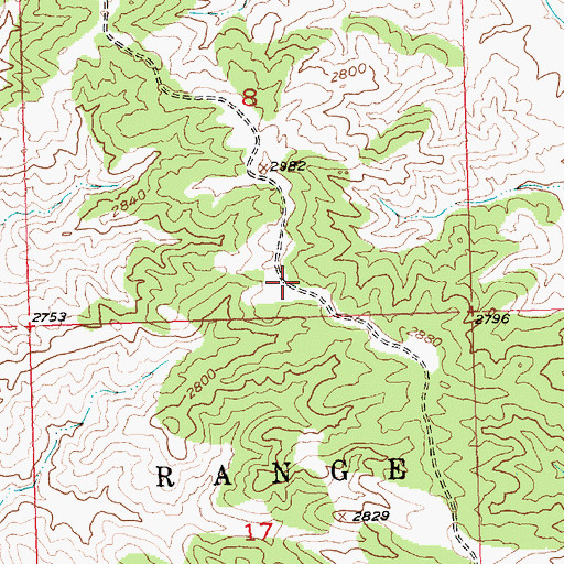 Topographic Map of Siparyann Ridge, MT