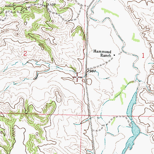 Topographic Map of Smith Coulee, MT