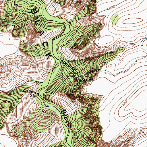 Topographic Map of Soldier Trail, MT