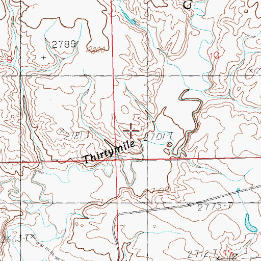 Topographic Map of Sortorstorm's Ranch, MT