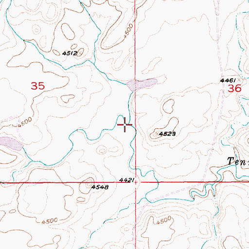 Topographic Map of South Fork Tenmile Creek, MT