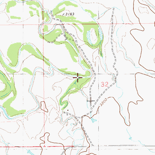 Topographic Map of Speelmon Creek, MT
