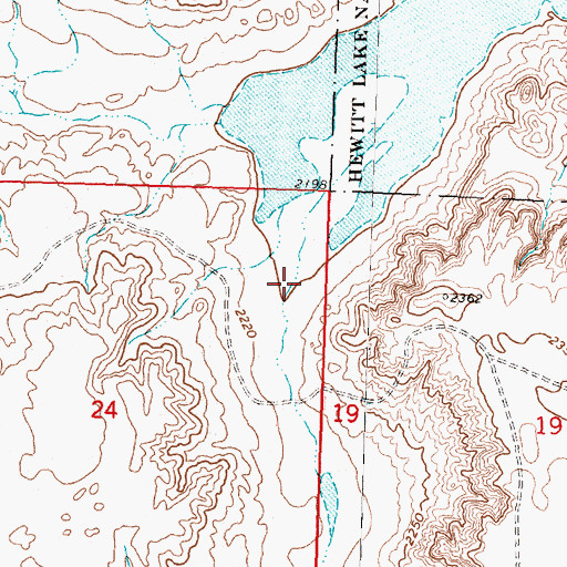 Topographic Map of Spring Coulee, MT