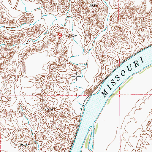 Topographic Map of Spring Coulee, MT