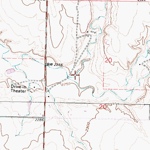 Topographic Map of Spring Coulee, MT