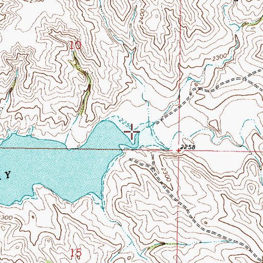 Topographic Map of Spring Creek, MT
