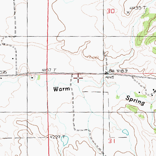 Topographic Map of Standard School (historical), MT