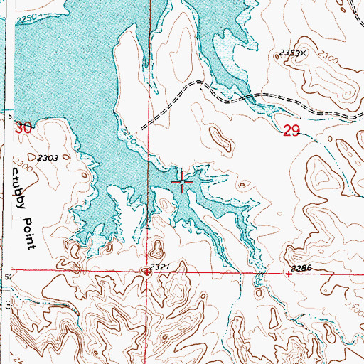Topographic Map of Steer Coulee, MT