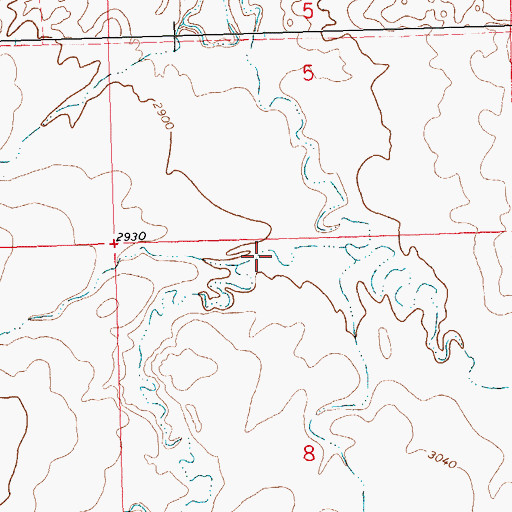 Topographic Map of Stiffarm Coulee, MT