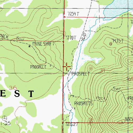 Topographic Map of Stockmens Association Cabin, MT